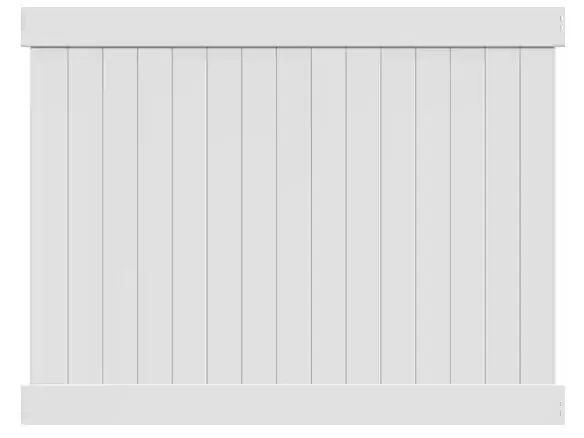 White Vinyl Fence