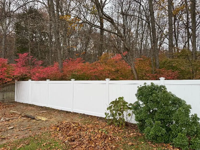 White Vinyl Privacy Fence